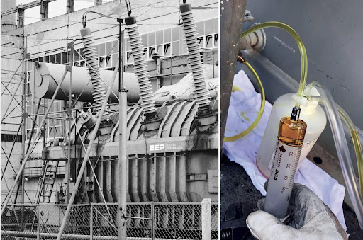 The art of predicting the fate of a power transformer by into a cut of oil